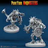 3D Printed Print Your Monsters Searakins The Searakin Domination Set 28mm - 32mm D&D Wargaming - Charming Terrain