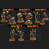 3D Printed Print Your Monsters Skeletons Land of Bones Set 28mm - 32mm D&D Wargaming - Charming Terrain