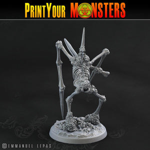 3D Printed Print Your Monsters Skeletons Land of Bones Set 28mm - 32mm D&D Wargaming - Charming Terrain