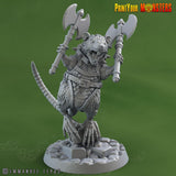 3D Printed Print Your Monsters Toxic Rat Soldiers The Toxic Rats Domination Set 28mm - 32mm D&D Wargaming - Charming Terrain