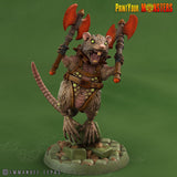 3D Printed Print Your Monsters Toxic Rat Soldiers The Toxic Rats Domination Set 28mm - 32mm D&D Wargaming - Charming Terrain