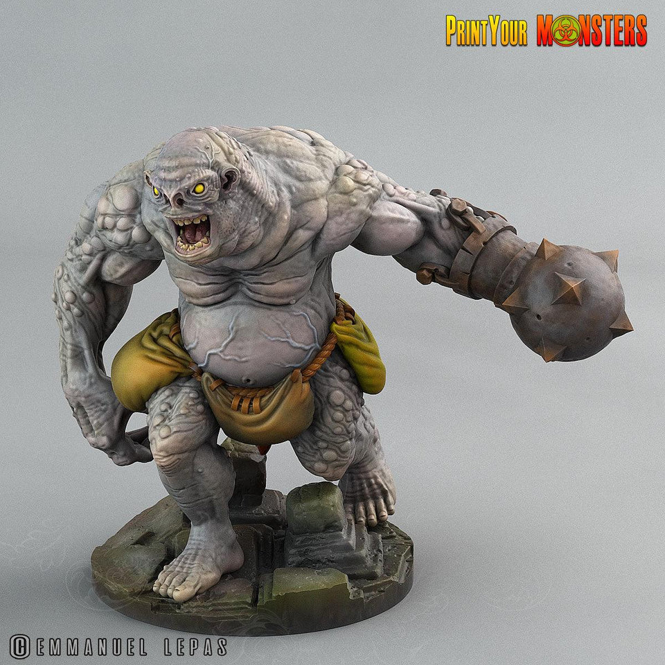 3D Printed Print Your Monsters Trolls Depths Of Choas Confronting The Abyss 28mm - 32mm D&D Wargaming - Charming Terrain