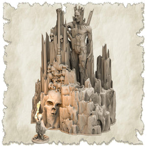3D Printed SAWANT3D Frosty Land Set 28 32mm Ragnarok d&d - Charming Terrain