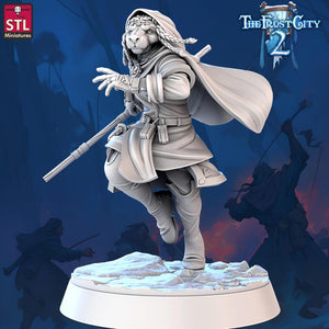 3D Printed STL Miniatures Apprentices The Frost City 2 28 - 32mm War Gaming D&D - Charming Terrain