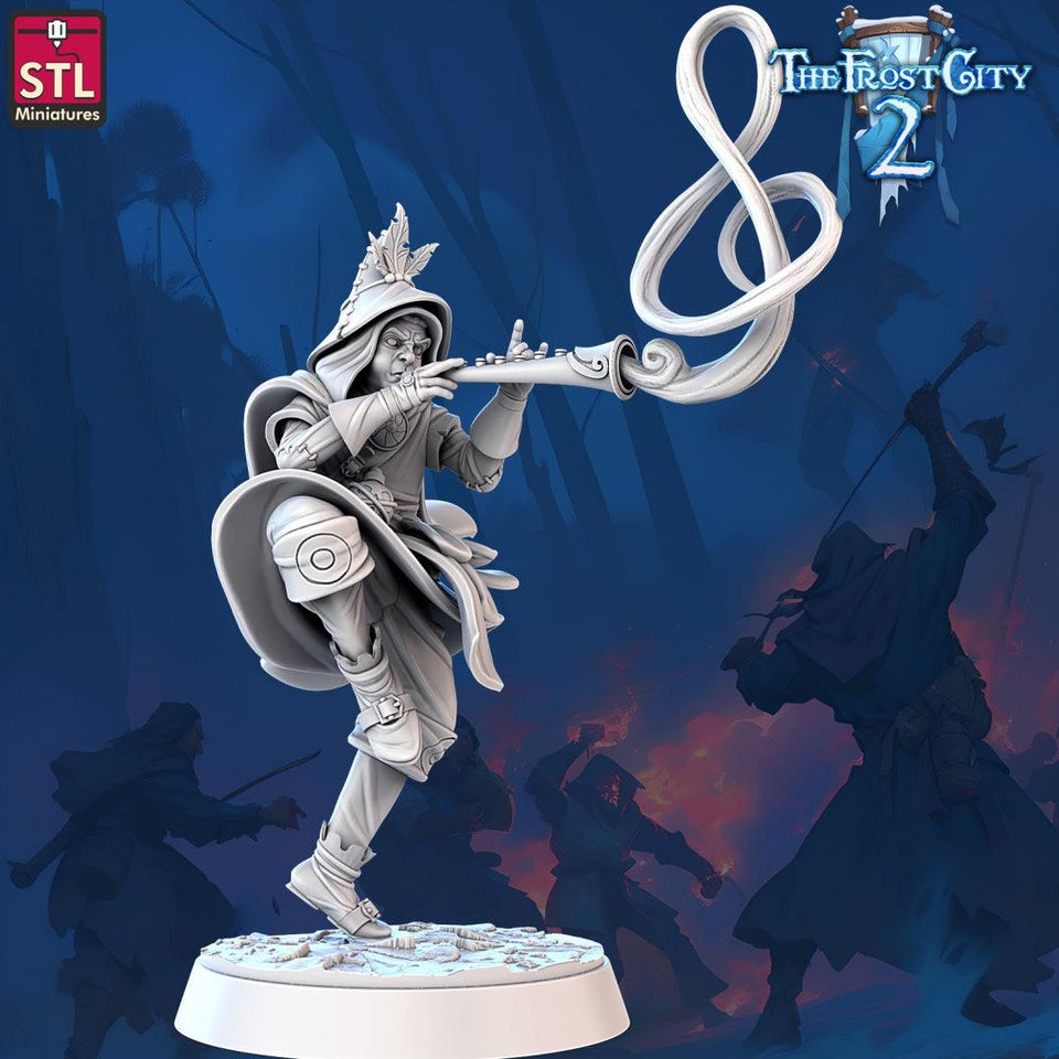 3D Printed STL Miniatures Apprentices The Frost City 2 28 - 32mm War Gaming D&D - Charming Terrain