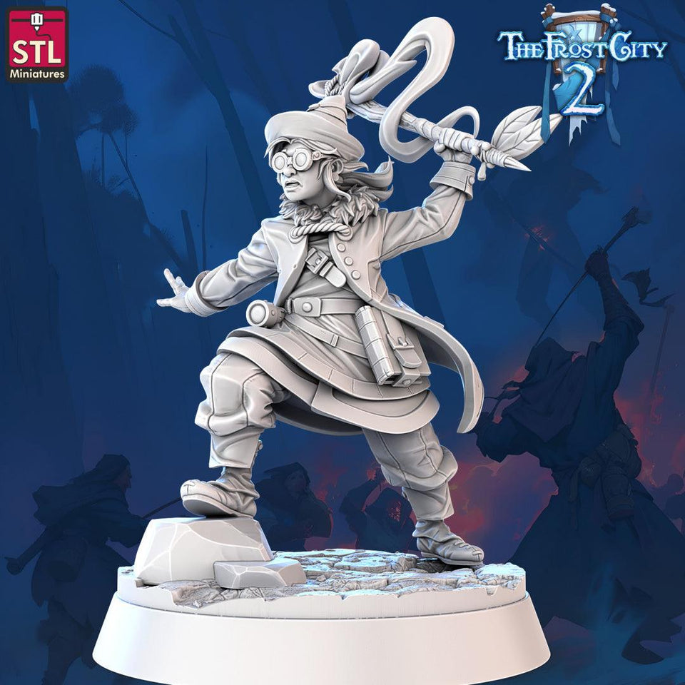 3D Printed STL Miniatures Apprentices The Frost City 2 28 - 32mm War Gaming D&D - Charming Terrain