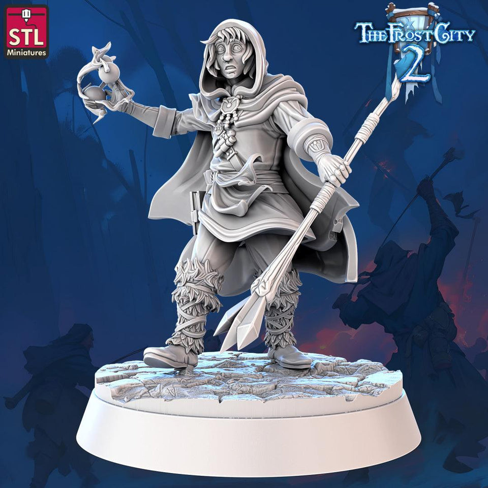 3D Printed STL Miniatures Apprentices The Frost City 2 28 - 32mm War Gaming D&D - Charming Terrain