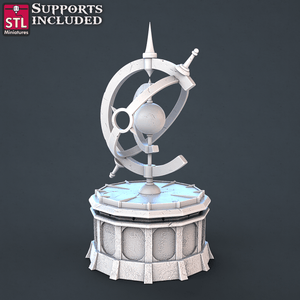 3D Printed STL Miniatures Astronomer Set 28mm - 32mm War Gaming D&D - Charming Terrain