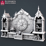 3D Printed STL Miniatures Astronomer Set 28mm - 32mm War Gaming D&D - Charming Terrain