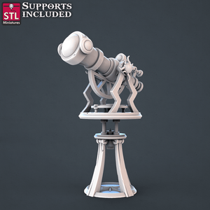 3D Printed STL Miniatures Astronomer Set 28mm - 32mm War Gaming D&D - Charming Terrain