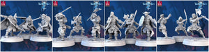 3D Printed STL Miniatures Barbarians The Frost City 2 28 - 32mm War Gaming D&D - Charming Terrain