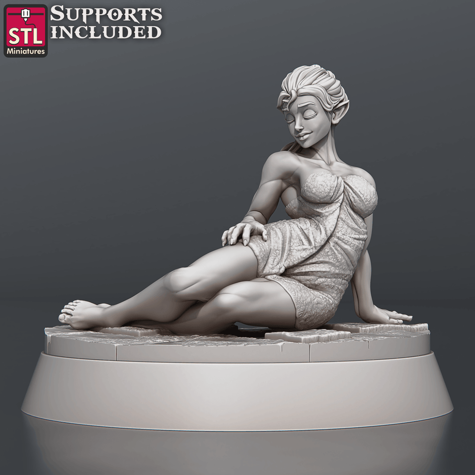 3D Printed STL Miniatures Bath House Set 28 - 32mm War Gaming D&D - Charming Terrain