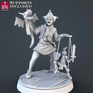 3D Printed STL Miniatures Carnival Vol 2 Set | 28 - 32mm War Gaming D&D - Charming Terrain