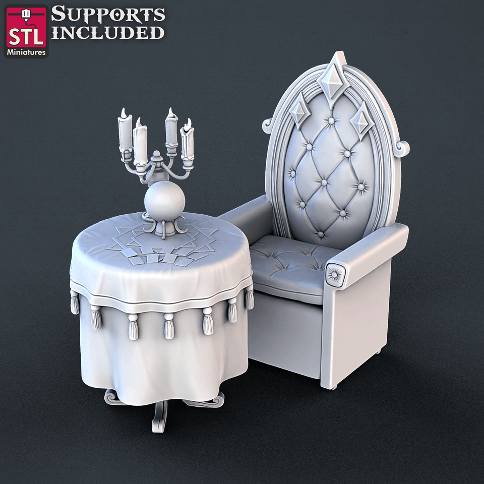 3D Printed STL Miniatures Carnival Vol 2 Set | 28 - 32mm War Gaming D&D - Charming Terrain