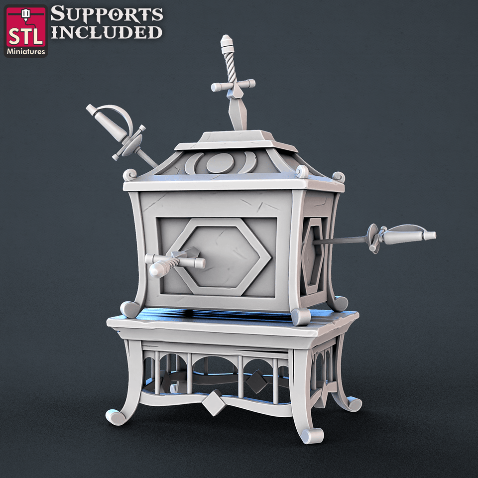 3D Printed STL Miniatures Carnival Vol 2 Set | 28 - 32mm War Gaming D&D - Charming Terrain