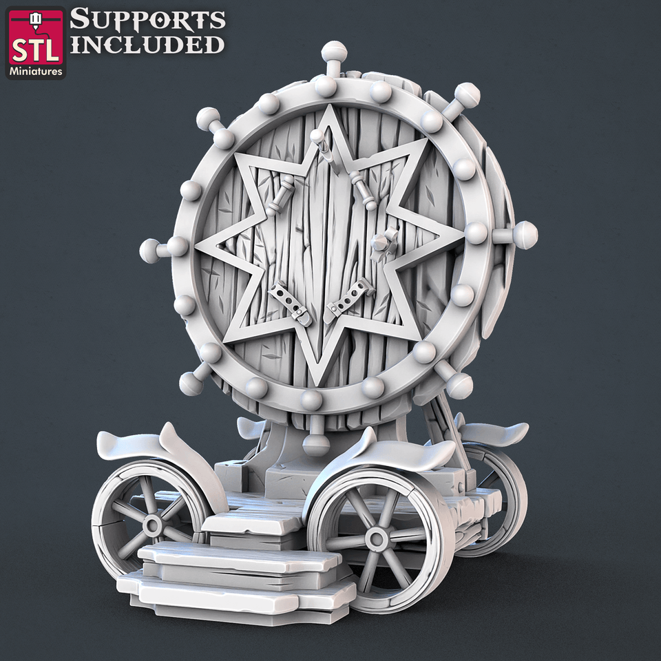 3D Printed STL Miniatures Carnival Vol 2 Set | 28 - 32mm War Gaming D&D - Charming Terrain