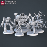 3D Printed STL Miniatures Constructor Set | 28 - 32mm War Gaming D&D - Charming Terrain