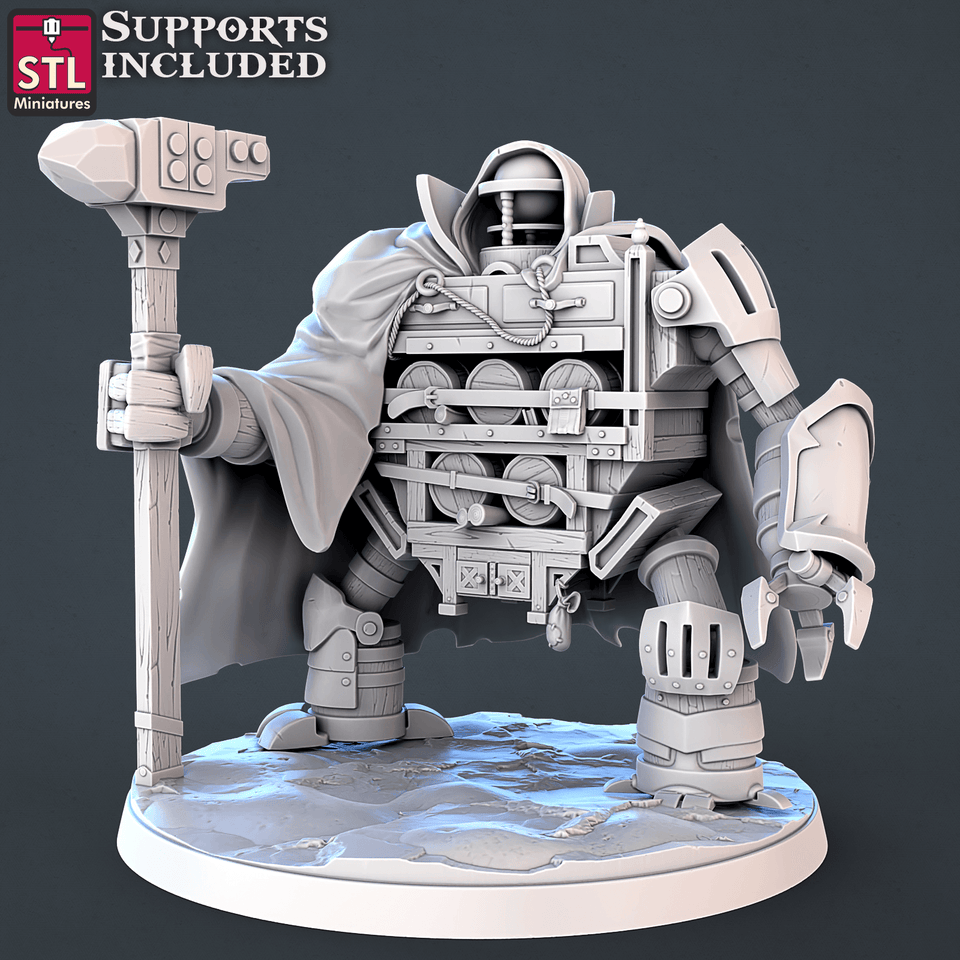 3D Printed STL Miniatures Constructor Set | 28 - 32mm War Gaming D&D - Charming Terrain