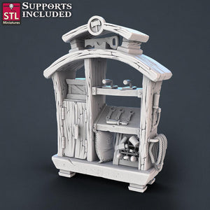 3D Printed STL Miniatures Constructors Set 28 - 32mm War Gaming D&D - Charming Terrain