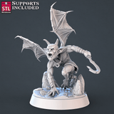 3D Printed STL Miniatures Demons Set | 28 - 32mm War Gaming D&D - Charming Terrain