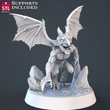 3D Printed STL Miniatures Demons Set | 28 - 32mm War Gaming D&D - Charming Terrain