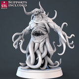 3D Printed STL Miniatures Demons Set | 28 - 32mm War Gaming D&D - Charming Terrain