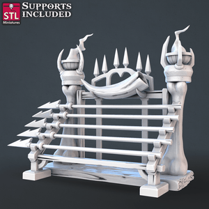 3D Printed STL Miniatures Dragon Hunters Set | 28 - 32mm War Gaming D&D - Charming Terrain