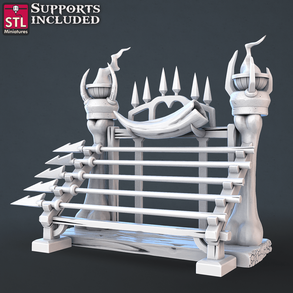 3D Printed STL Miniatures Dragon Hunters Set | 28 - 32mm War Gaming D&D - Charming Terrain