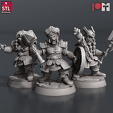 3D Printed STL Miniatures Dwarven Camp Set 28 - 32mm War Gaming D&D - Charming Terrain