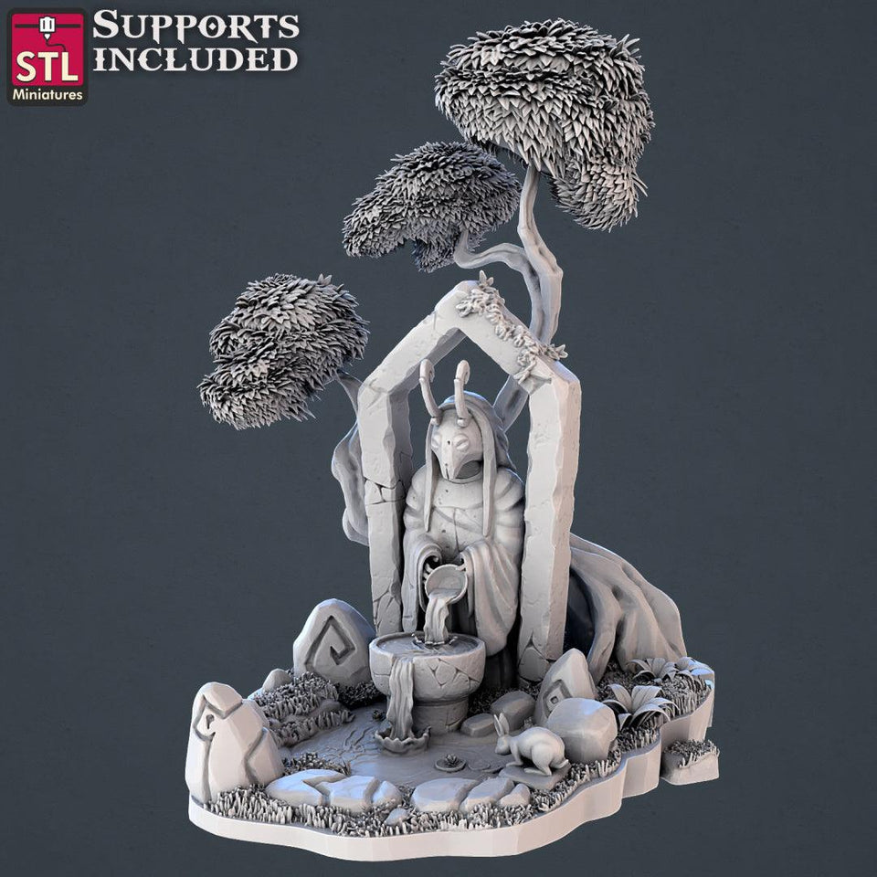 3D Printed STL Miniatures Forest Protectors Set 28 - 32mm War Gaming D&D - Charming Terrain