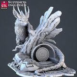3D Printed STL Miniatures Forest Protectors Set 28 - 32mm War Gaming D&D - Charming Terrain