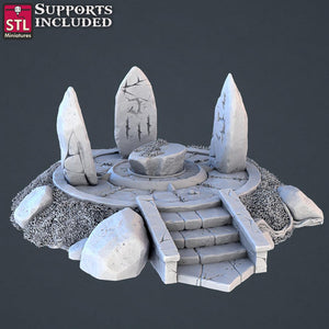 3D Printed STL Miniatures Forest Protectors Set 28 - 32mm War Gaming D&D - Charming Terrain