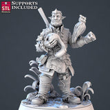 3D Printed STL Miniatures Forest Protectors Set 28 - 32mm War Gaming D&D - Charming Terrain