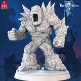3D Printed STL Miniatures Granite Golems The Frost City 2 28 - 32mm War Gaming D&D - Charming Terrain