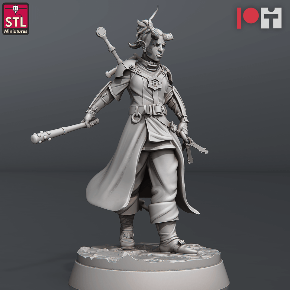 3D Printed STL Miniatures Jail Set 28 - 32mm War Gaming D&D - Charming Terrain