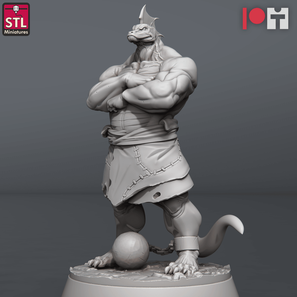3D Printed STL Miniatures Jail Set 28 - 32mm War Gaming D&D - Charming Terrain
