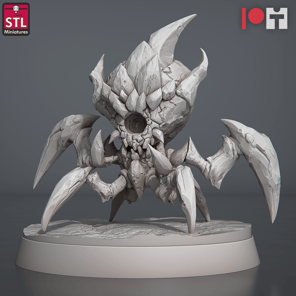 3D Printed STL Miniatures Magmites Hellcrows Set 28 - 32mm War Gaming D&D - Charming Terrain