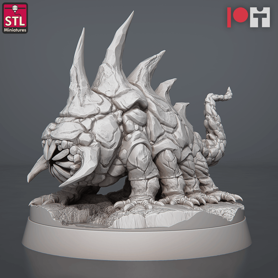 3D Printed STL Miniatures Magmites Hellcrows Set 28 - 32mm War Gaming D&D - Charming Terrain