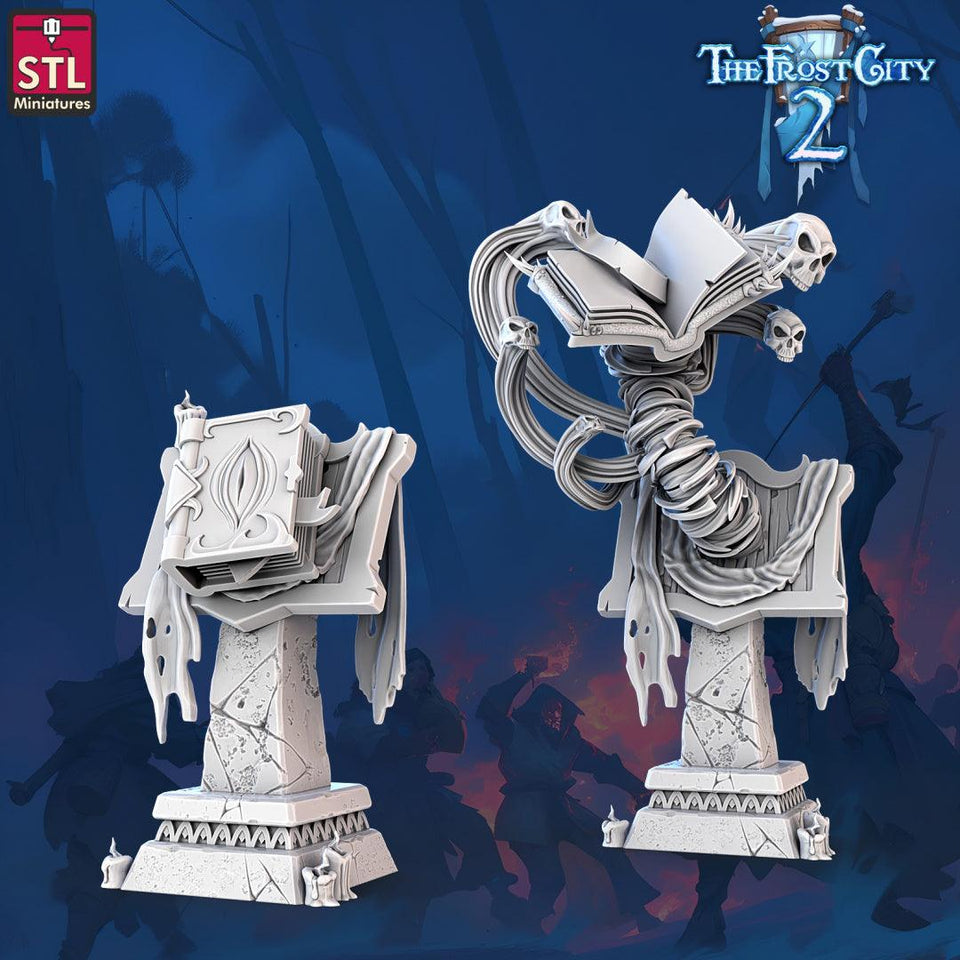 3D Printed STL Miniatures Mimics Set The Frost City 2 28 - 32mm War Gaming D&D - Charming Terrain