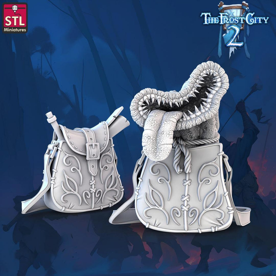 3D Printed STL Miniatures Mimics Set The Frost City 2 28 - 32mm War Gaming D&D - Charming Terrain