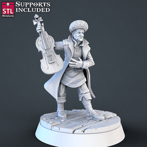 3D Printed STL Miniatures Music Store Set | 28 - 32mm War Gaming D&D - Charming Terrain