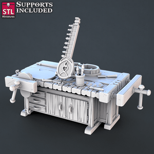 3D Printed STL Miniatures Music Store Set | 28 - 32mm War Gaming D&D - Charming Terrain