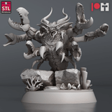 3D Printed STL Miniatures NeverDawn Dark Waters Crabs Set 28 - 32mm War Gaming D&D - Charming Terrain