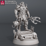 3D Printed STL Miniatures NeverDawn Dark Waters Set 28 - 32mm War Gaming D&D - Charming Terrain