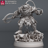 3D Printed STL Miniatures NeverDawn Dark Waters Set 28 - 32mm War Gaming D&D - Charming Terrain