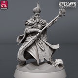 3D Printed STL Miniatures Neverdawn Red Sand Consultor 28 - 32mm War Gaming D&D - Charming Terrain