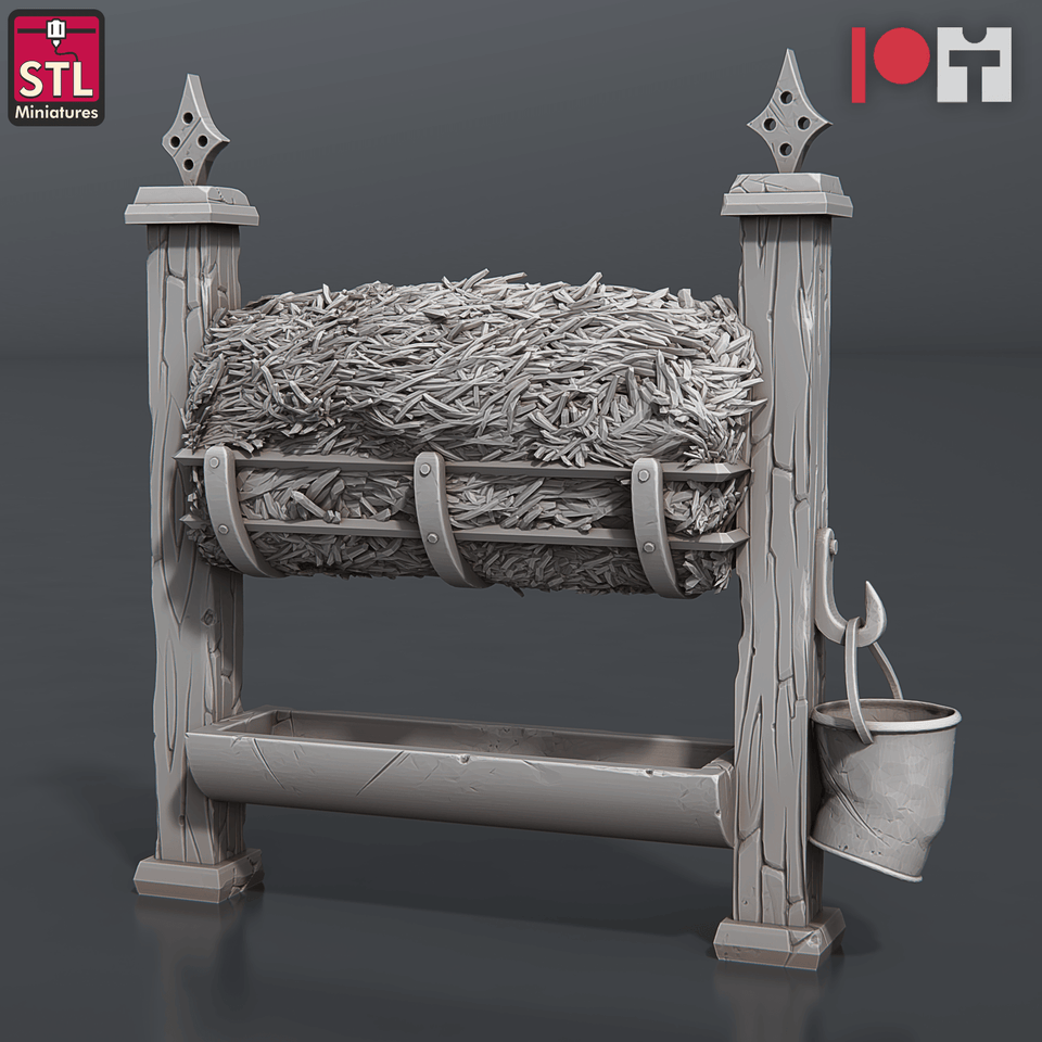 3D Printed STL Miniatures Nobles Set 28 - 32mm War Gaming D&D - Charming Terrain