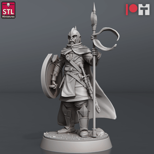 3D Printed STL Miniatures Nobles Set 28 - 32mm War Gaming D&D - Charming Terrain