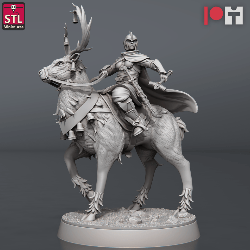3D Printed STL Miniatures Nobles Set 28 - 32mm War Gaming D&D - Charming Terrain