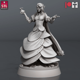 3D Printed STL Miniatures Nobles Set 28 - 32mm War Gaming D&D - Charming Terrain